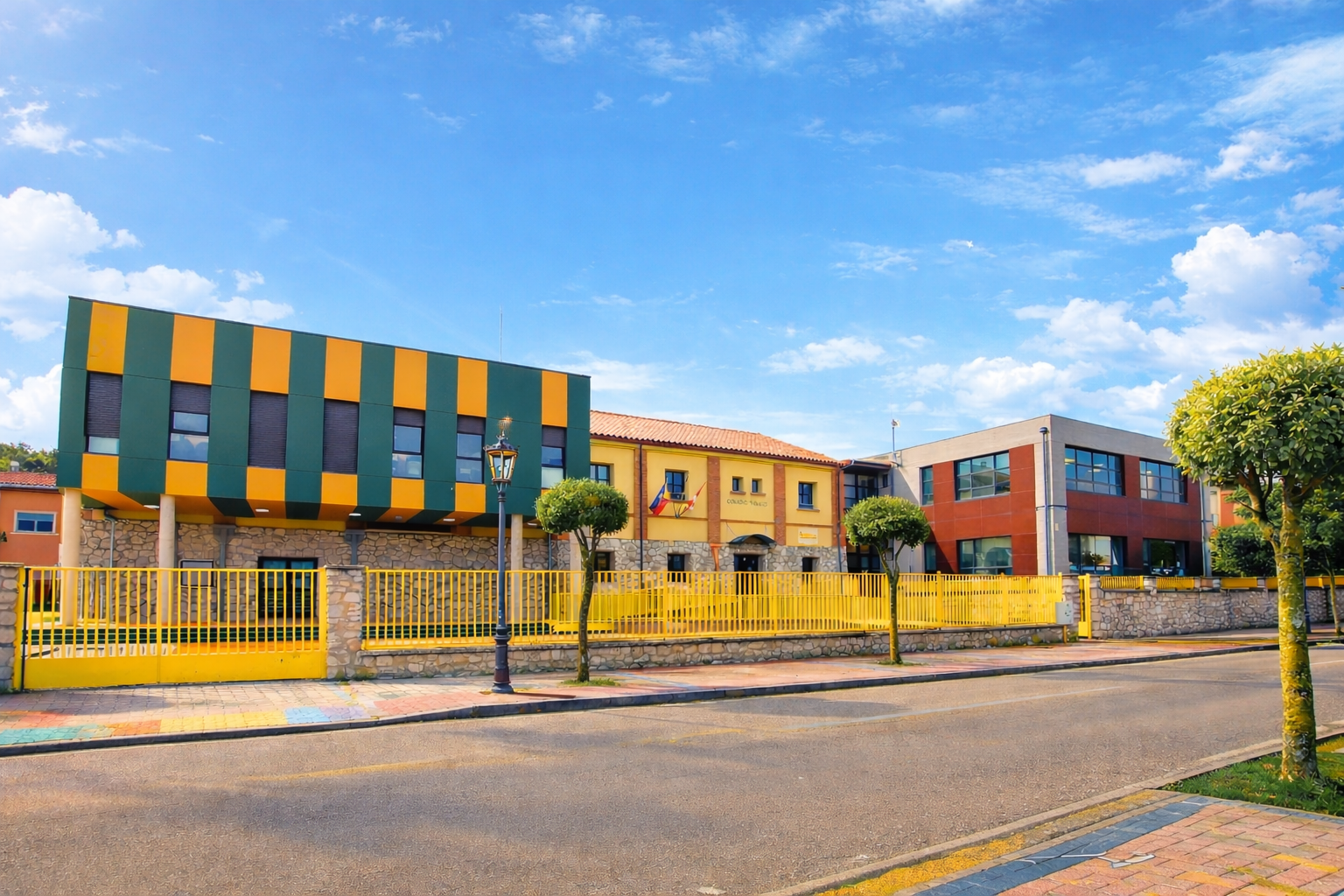 Foto colegio soleado